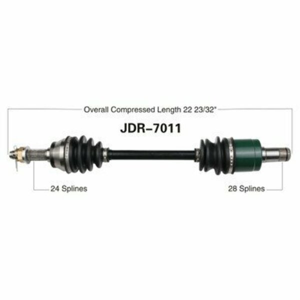 Wide Open OE Replacement CV Axle for GATOR REAR L RSX850i 12-15/860i 16-17 JDR-7011